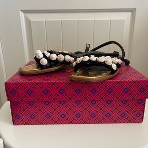 Women Tory Burch Sinclair Seashell Sandals